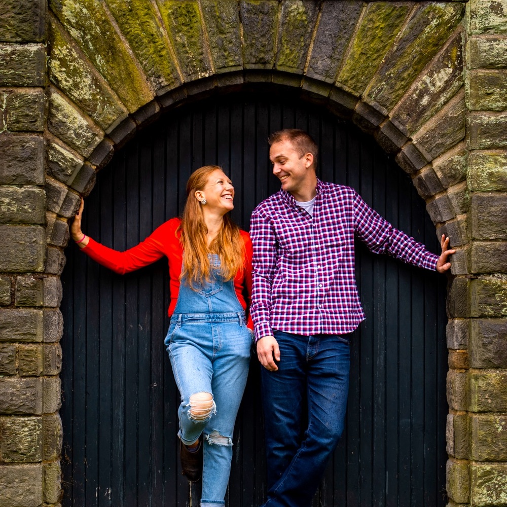 Old Navy Distressed Jean Side-Zip Overalls